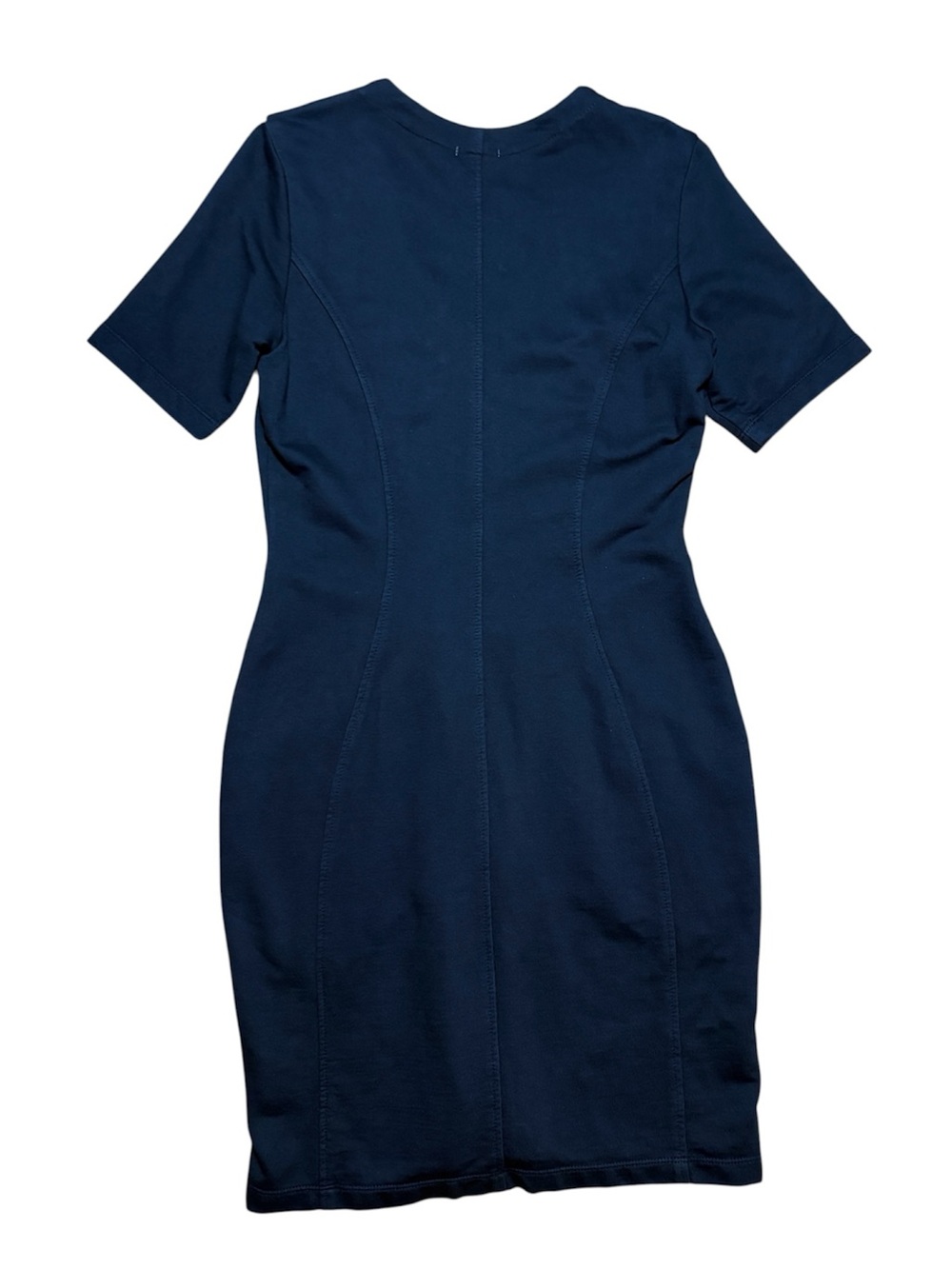 Prairie Underground Organic Cotton Zip Dress Tunic Cardigan Black Sz L - Picture 2 of 14